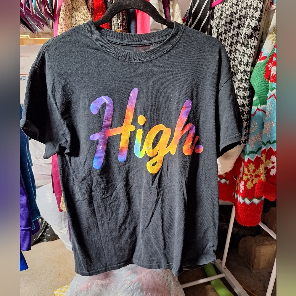 Spencer's size medium black graphic t-shirt
